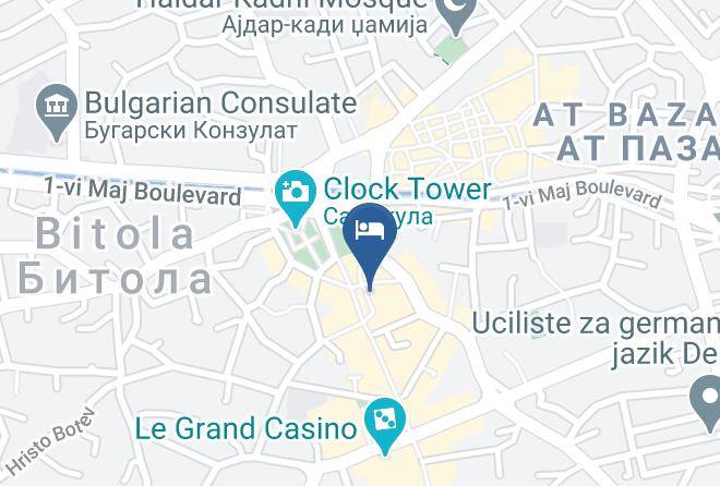 Bitola - Hotel Viktorija Maps