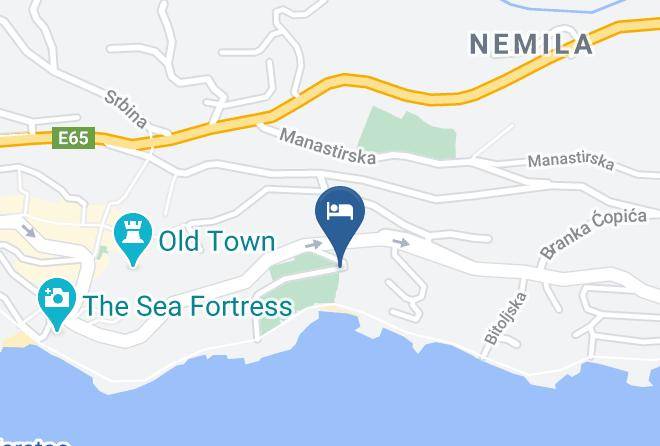 Herceg Novi - Hotel Vila Aleksandar Maps