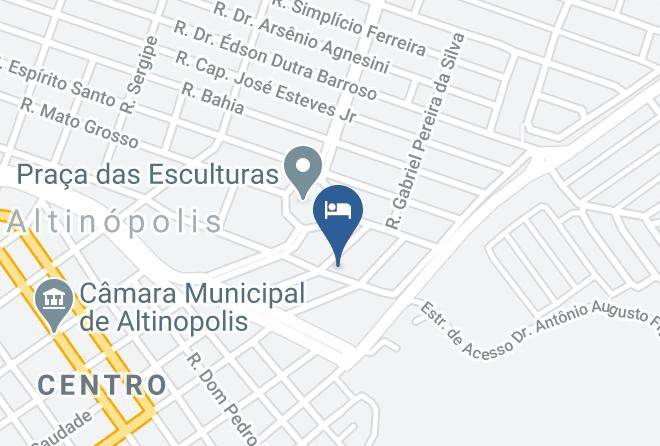 Altinopolis - Hotel Vila Das Palmeiras Maps