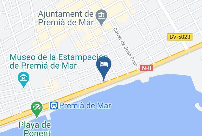 Barcelona - Hotel Vila De Premia Maps