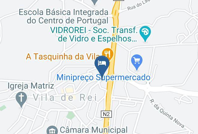 Hotel Vila De Rei Map