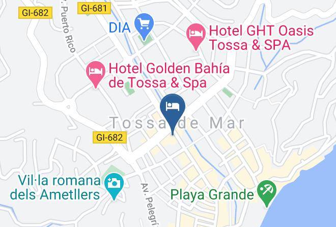 Girona - Hotel Vila De Tossa Maps