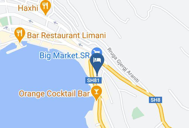Saranda - Hotel Vila Duraku Maps