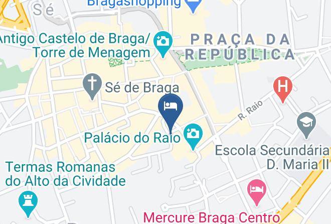 Hotel Vila Gale Collection Braga Map