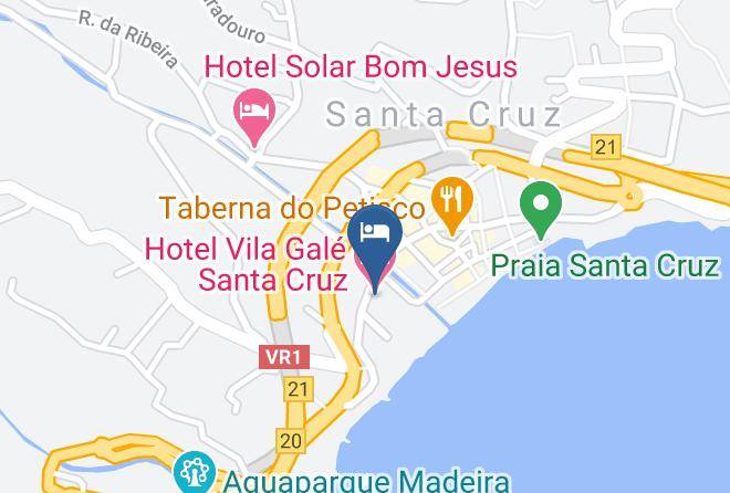 Santa Cruz - Hotel Vila Gale Santa Cruz Maps