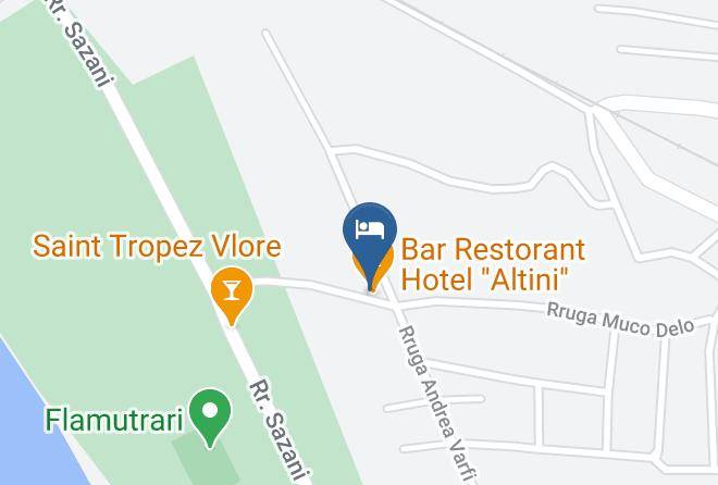 Vlore - Hotel Vila Gllava Maps