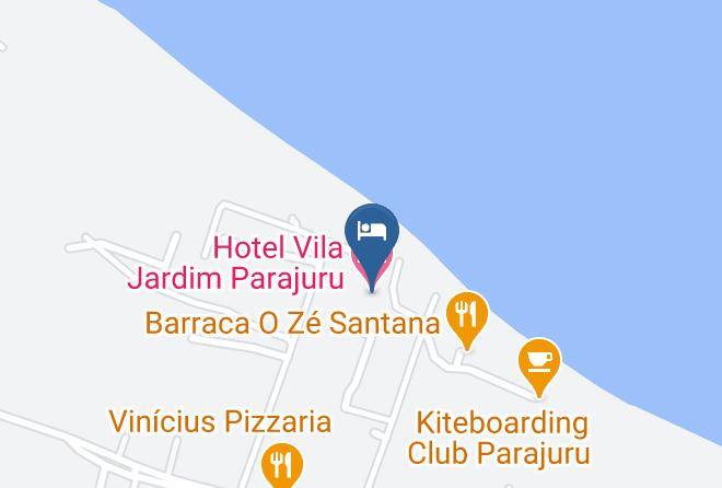 Hotel Vila Jardim Parajuru Map
