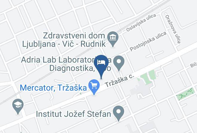 Ljubljana - Hotel Vila Katrca Maps