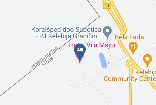 Central Serbia - Hotel Vila Majur Maps