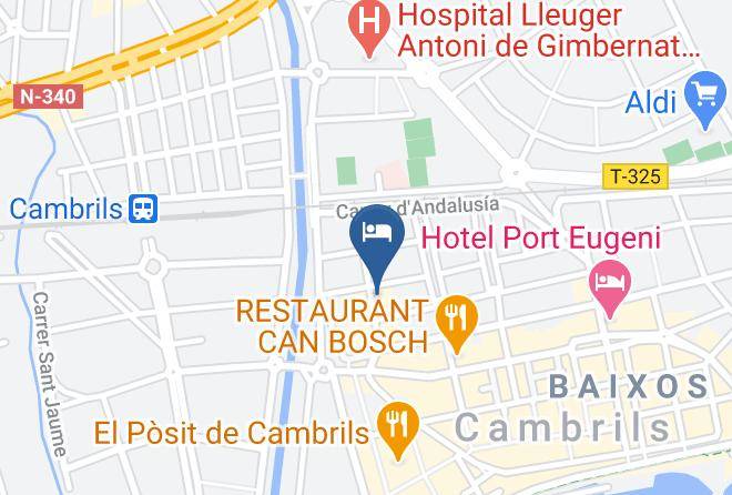 Tarragona - Hotel Vila Mar Maps