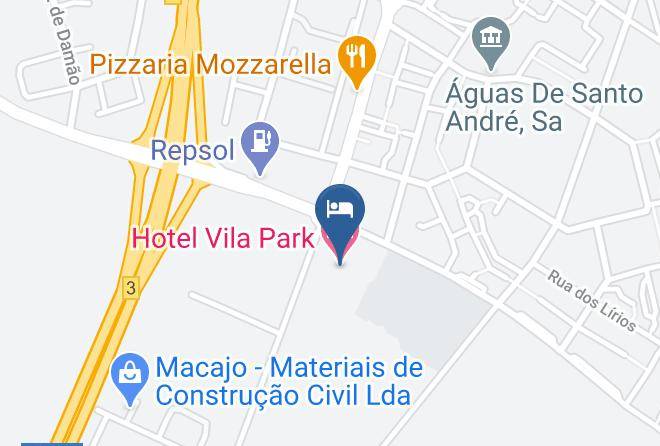 Santiago Do Cacem - Hotel Vila Park Maps