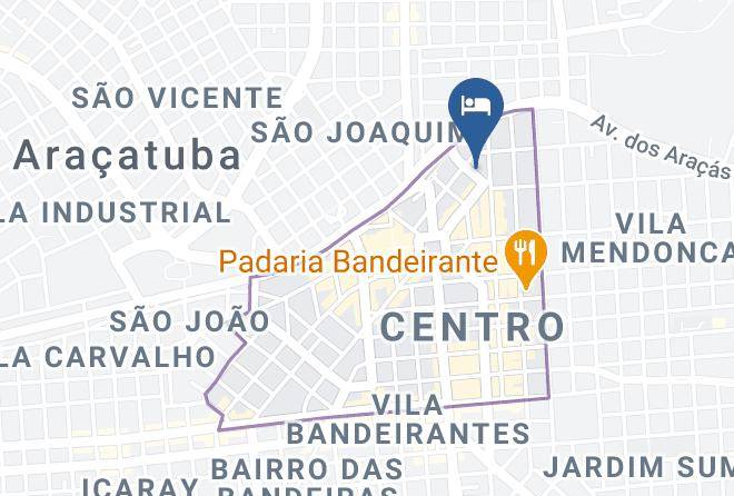Aracatuba - Hotel Vila Real Maps