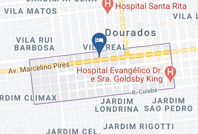 Dourados - Hotel Vila Real Maps