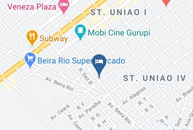 Gurupi - Hotel Vila Rica Maps