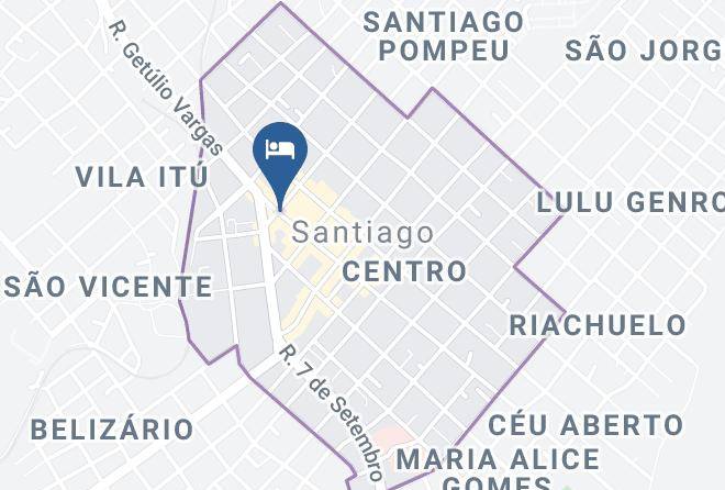 Santiago - Hotel Vila Rica Maps