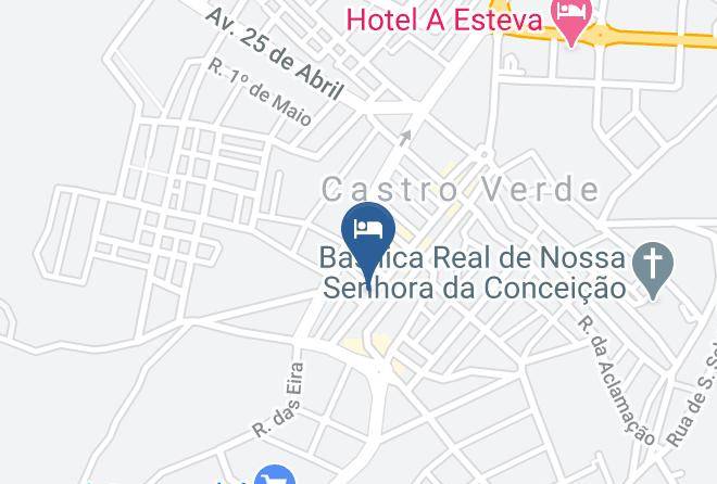 Castro Verde - Hotel Vila Verde Maps