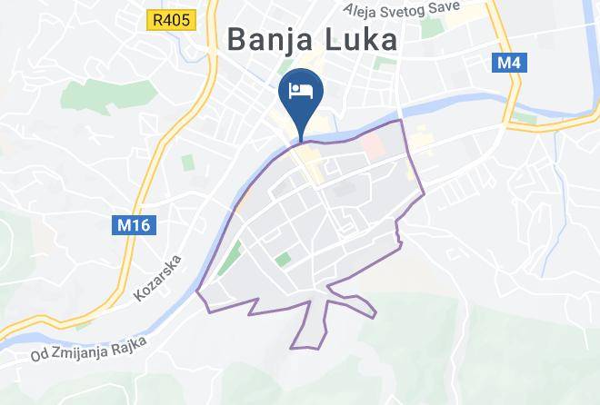 Banja Luka - Hotel Vila Vrbas Maps