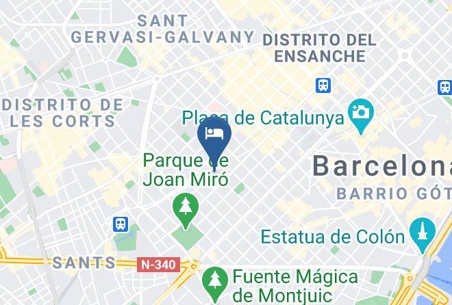 Barcelona - Hotel Viladomat Maps