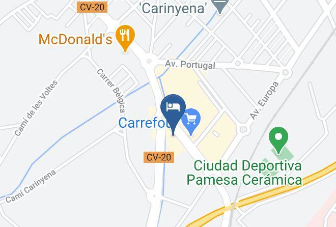Castellon - Hotel Vila Real Palace 4 Maps