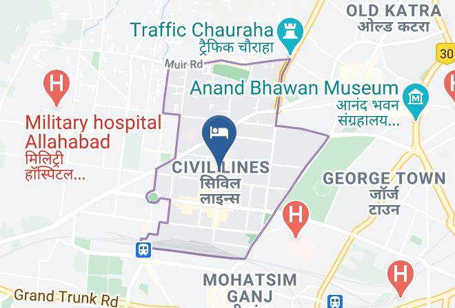 Allahabad - Bridges The Restaurant & Hotel Vilas Maps