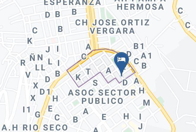 Huamanga - Hotel Vilca Maps