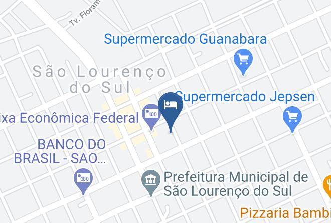 Sao Lourenco Do Sul - Hotel Vilela Maps