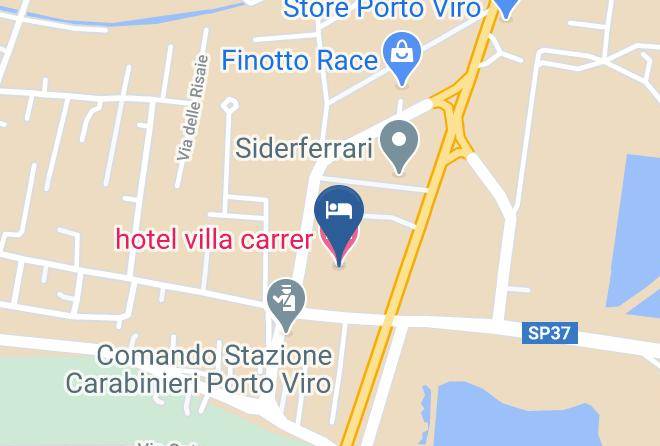 Rovigo - Hotel Villa Carrer Maps