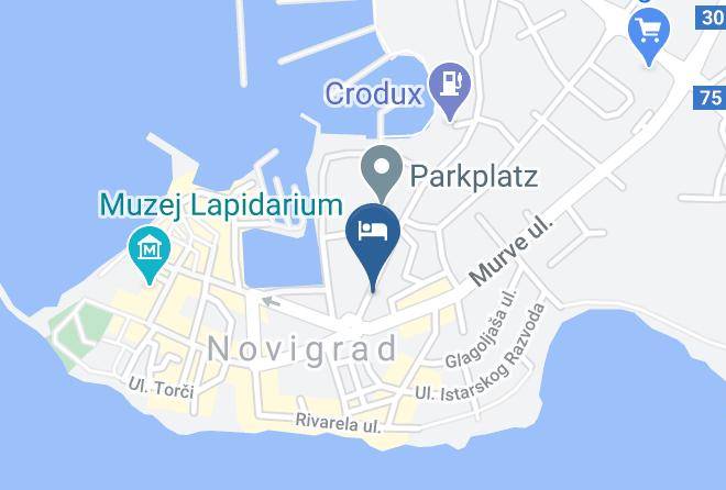 Novigrad - Hotel Cittar Maps