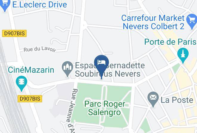 Nievre - Hotel Villa Du Parc Maps