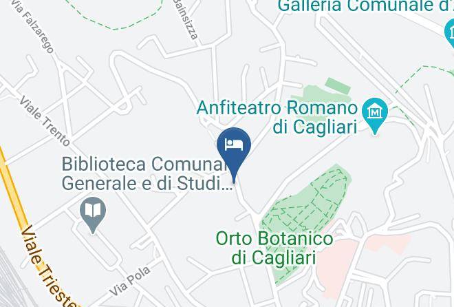 Cagliari - Hotel Villa Fanny Maps