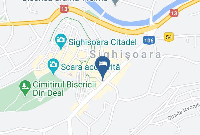 Hotel Villa Franca Map - Mures - Sighisoara