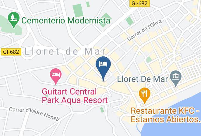 Girona - Hotel Villa Garbi Maps