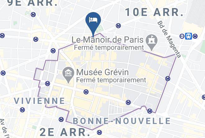 Paris - Hotel Petit Lafayette Maps