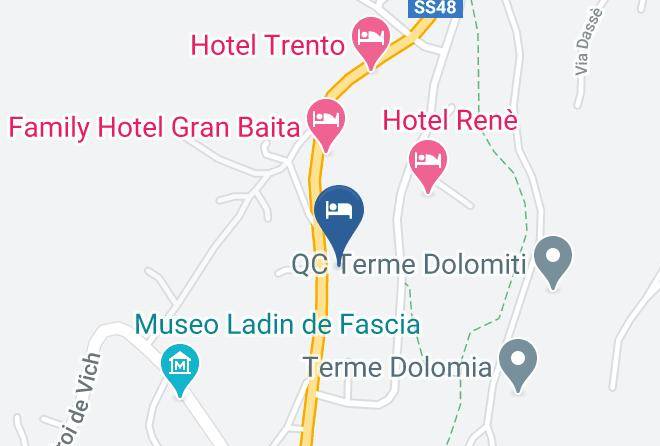 Trento - Hotel Villa Mozart Maps
