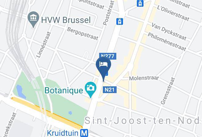 Saint Josse Ten Noode - Hotel Villa Royale Maps