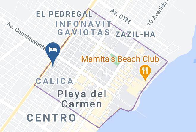 Solidaridad - Hotel Villas San Ignacio Maps