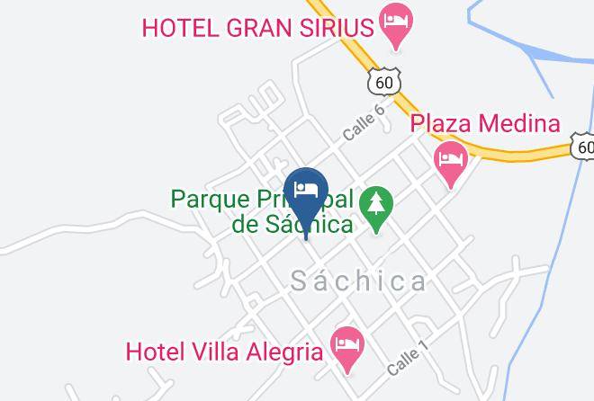 Hotel Villasaurio Map - Boyaca - Sachica