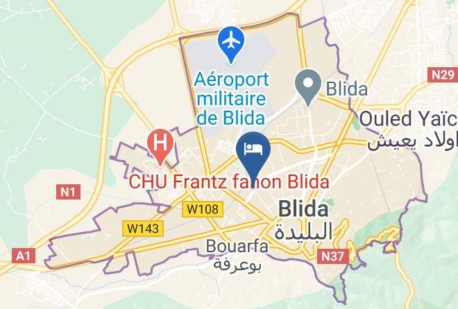 Blida - Hotel Ville Des Roses Maps