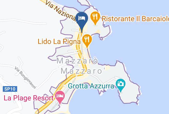 Messina - Hotel Villino Gallodoro Maps