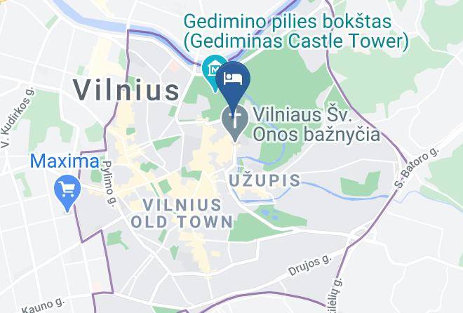 Vilnius - Hotel Vilnia Maps