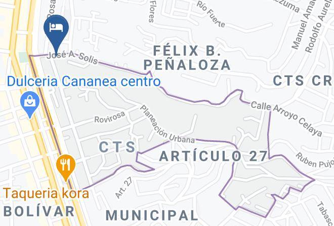 Nogales - Hotel Vina De Oro Maps