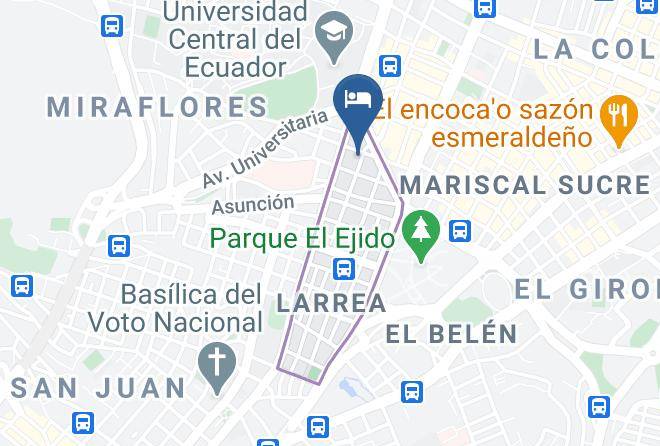 Distrito Metropolitano De Quito - Hotel Vina Del Sol Maps