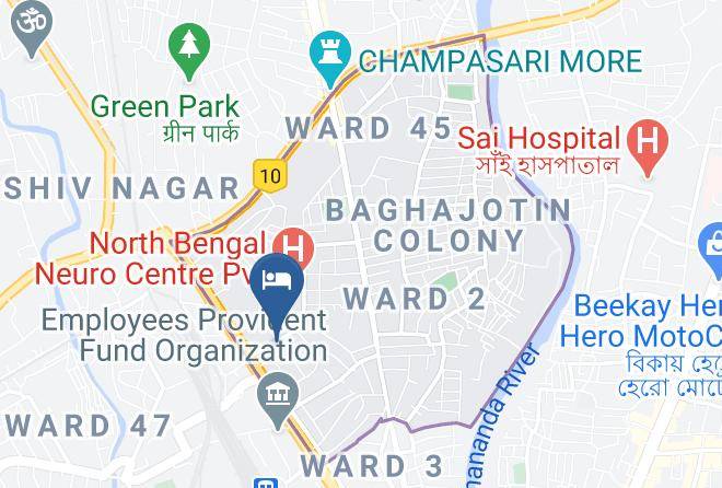 Siliguri - Hotel Vinayak Inn & Banquet Maps