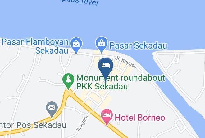 Sekadau Regency - Hotel Vinca Borneo Maps