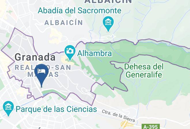 Hotel Vincci Albayzin Granada Map
