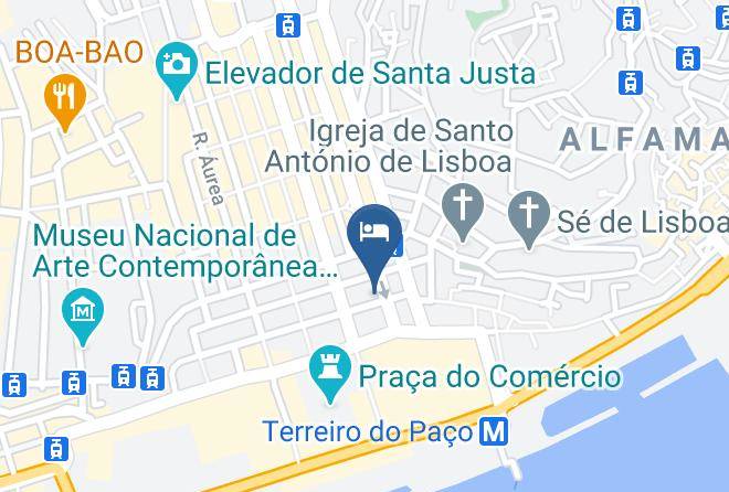 Lisbon - Hotel Vincci Baixa Maps