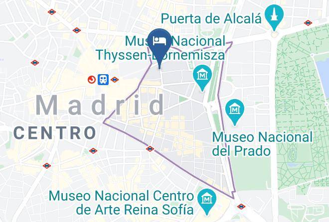 Madrid - Hotel Vincci Centrum Maps