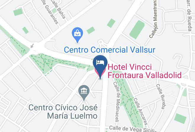 Valladolid - Hotel Vincci Frontaura Valladolid Maps
