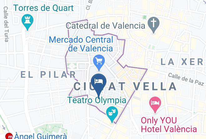 Hotel Vincci Mercat Map