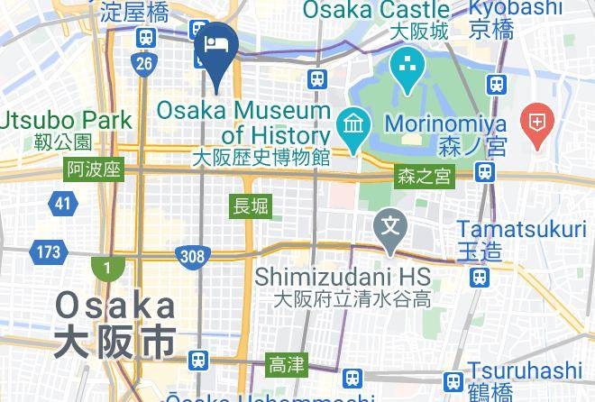 Hotel Vine Osaka Kitahama Map